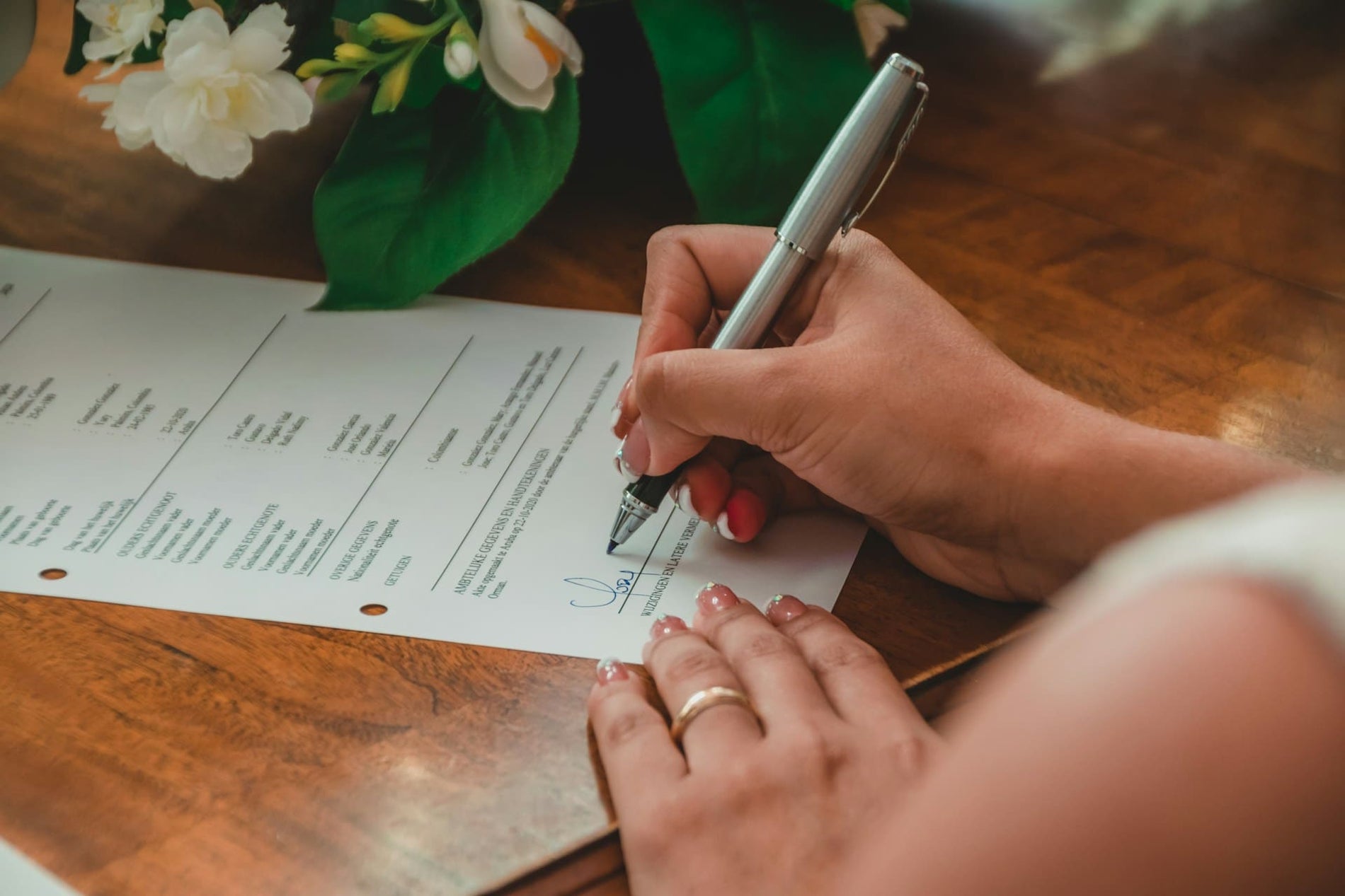 firma contratto matrimoniale comunione o separazione beni